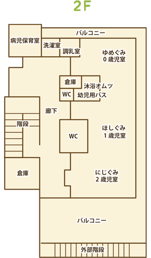 フロアマップ2F